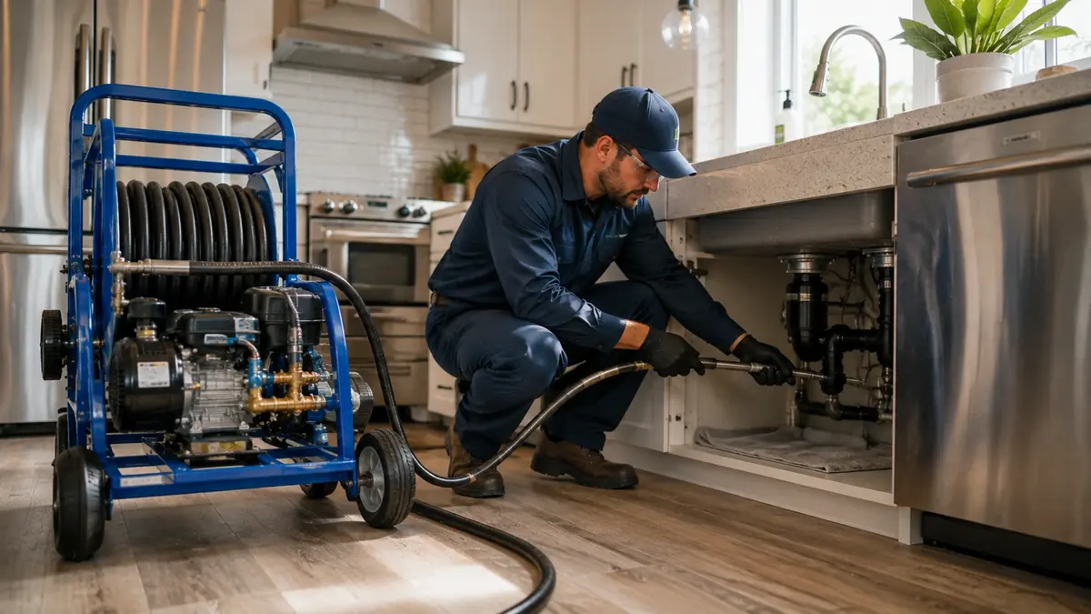 Kitchen Drain Hydro Jetting in Joshua Tree